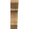 Ekena Millwork Imperial Slat Rough Sawn Bracket, Western Red Cedar, 6"W x 20"D x 24"H BKT06X20X24IMP06RWR - alternate 3